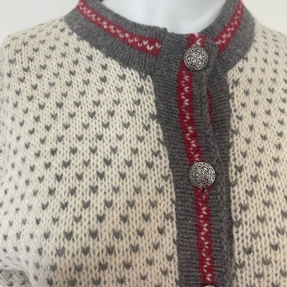 L.LBEAN VINTAGE WOOL CARDIGAN SIZE S - Picture 2 of 5